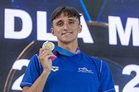 Knedla 200IM Medal ceremony